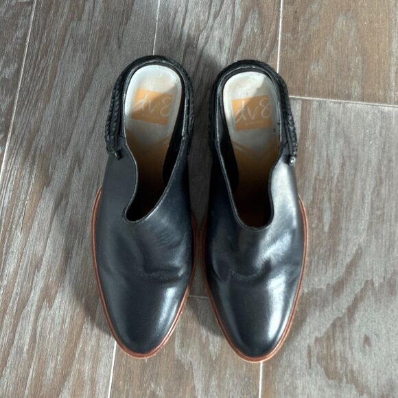 Dolce Vita DV8 Women's Size 8 Black Heeled Western Style Mules - Picture 2 of 7